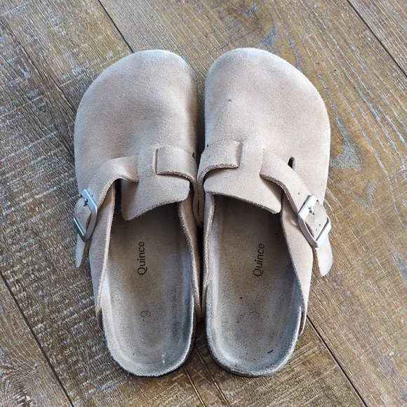 Quince Water Repellent Suede Clog Mule - Picture 2 of 5